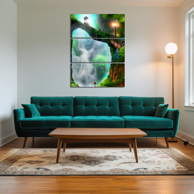 AUTO-MOCKUP ROOM | Mystical Waterfall