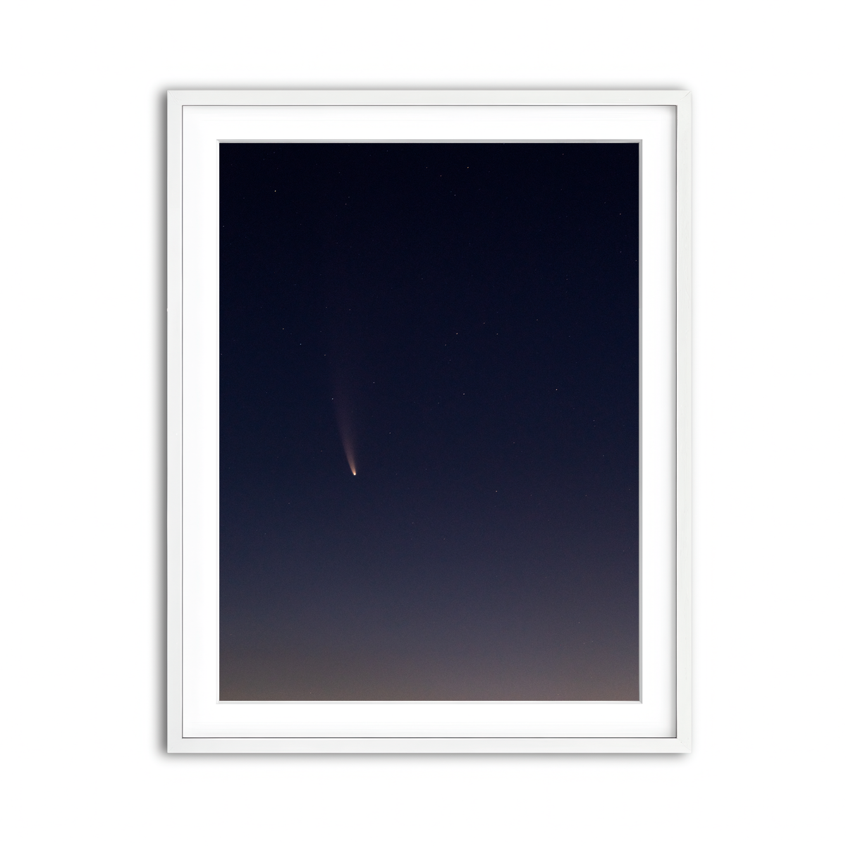 Framed Print 3x4 White