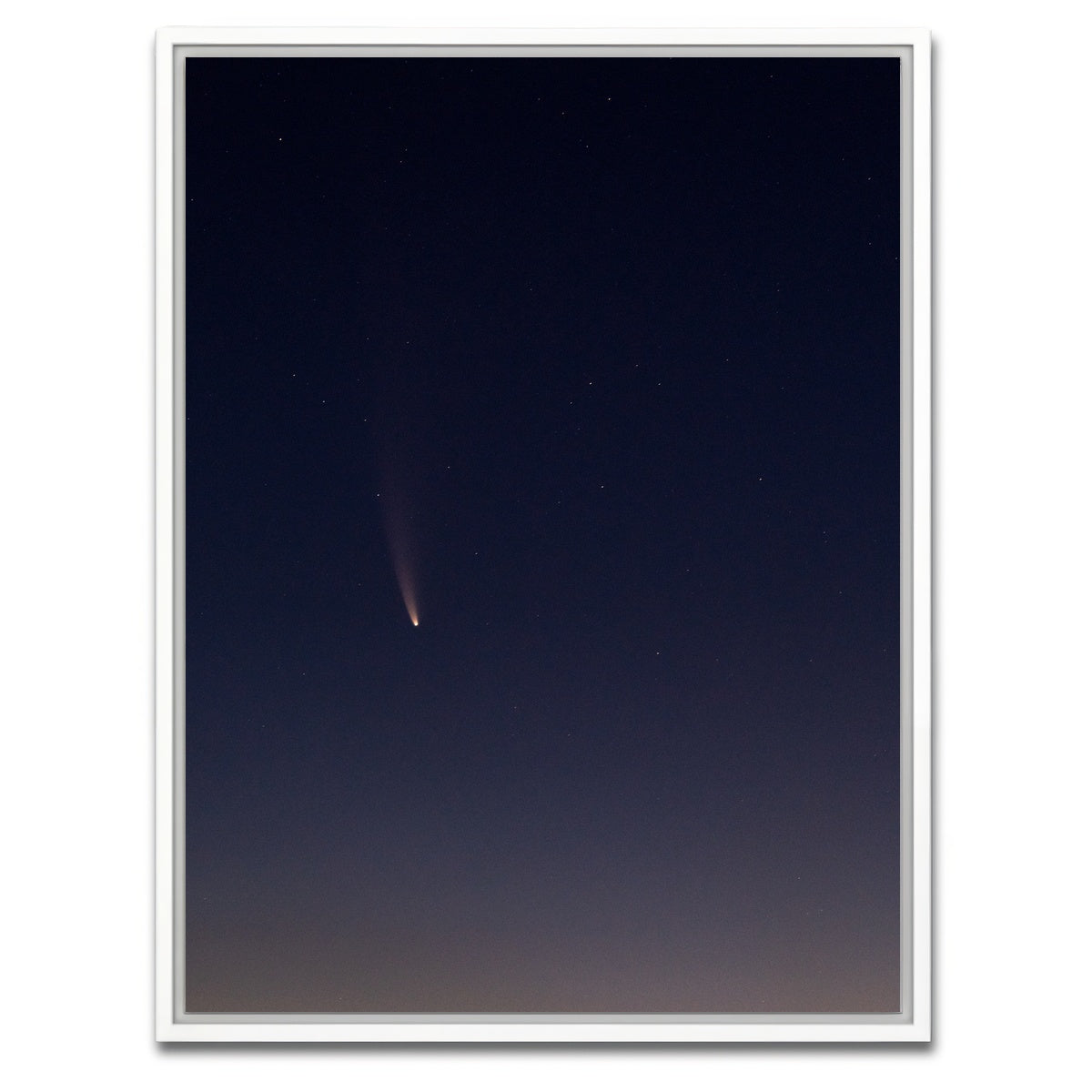 AUTO-MOCKUP WHITE | NEOWISE ISOLATED | 1 Piece | White Framed Canvas | group=3x4