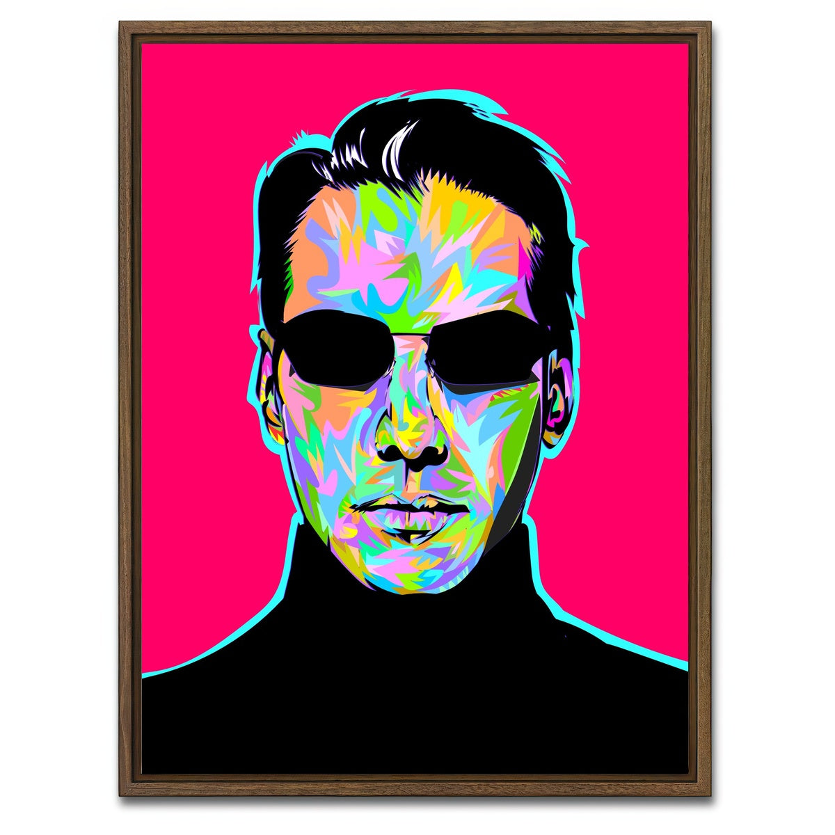 AUTO-MOCKUP WHITE | NEO | 1 Piece | Walnut Framed Canvas | group=3x4