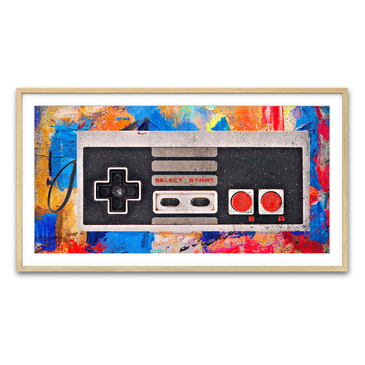 Framed Print 2x1 Natural