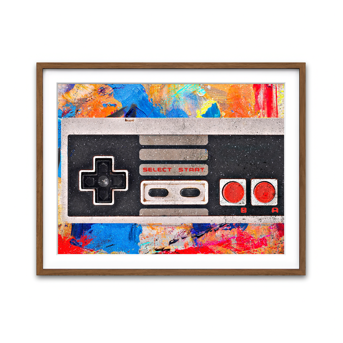 Framed Print 4x3 Walnut