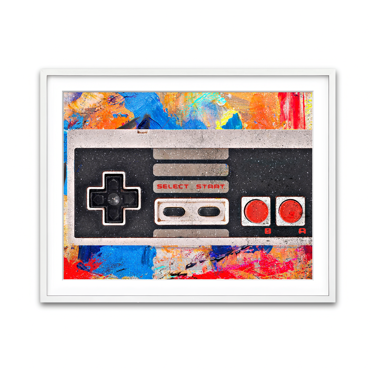 Framed Print 4x3 White