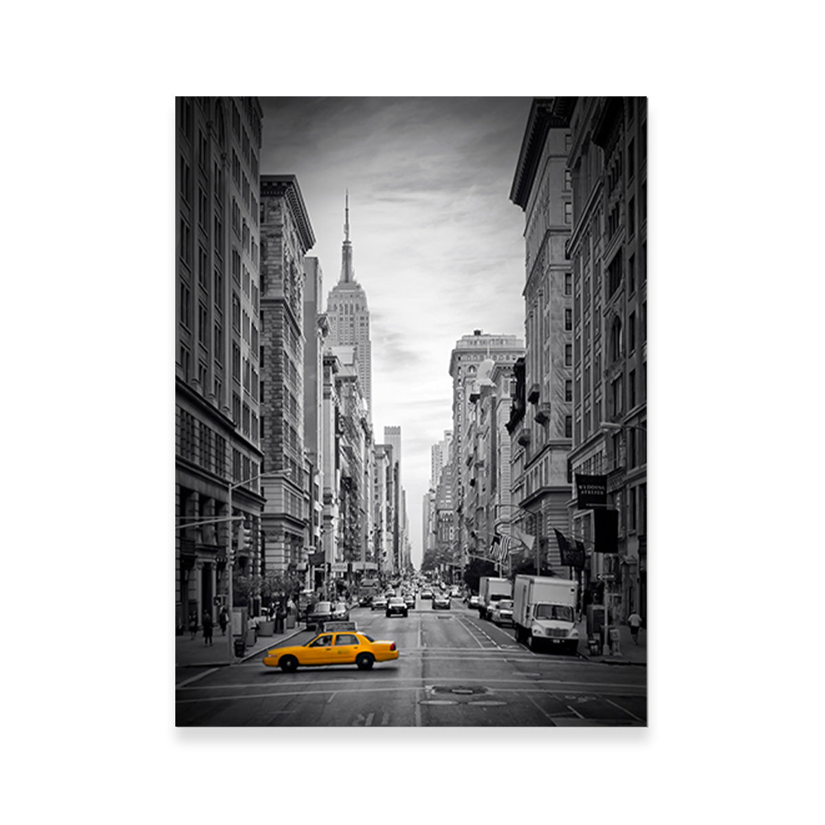 NEW YORK CITY Fifth Avenue Colorkey Wall Art