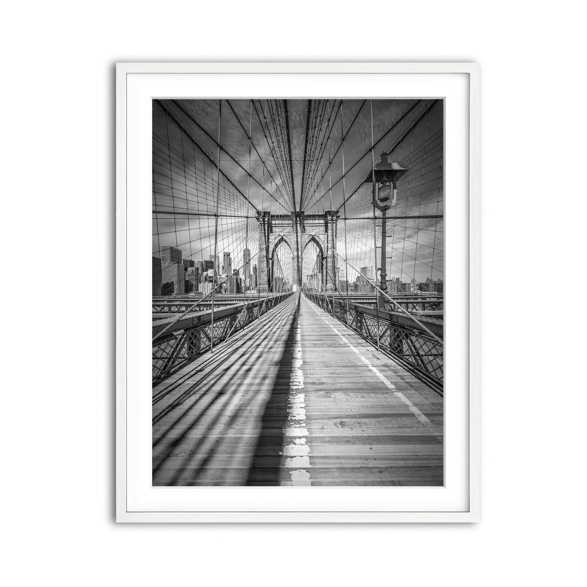 Framed Print 3x4 White