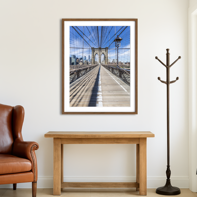 AUTO-MOCKUP ROOM | NEW YORK CITY Brooklyn Bridge Wall Art