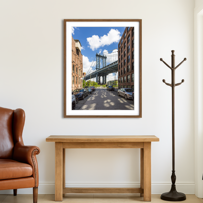 AUTO-MOCKUP ROOM | NEW YORK CITY Manhattan Bridge Wall Art