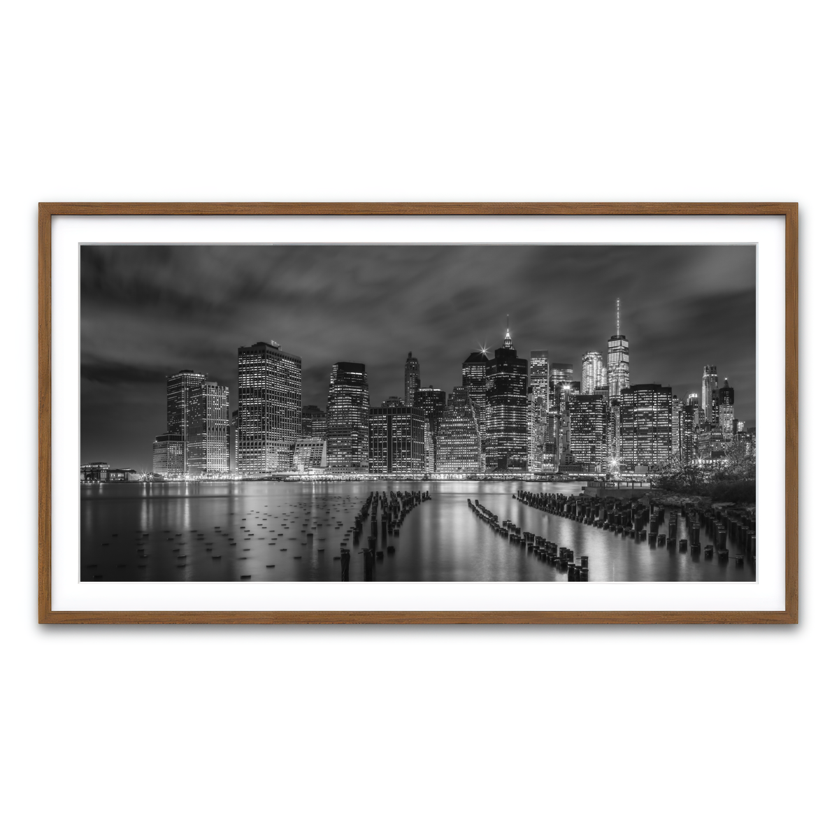 Framed Print 2x1 Walnut