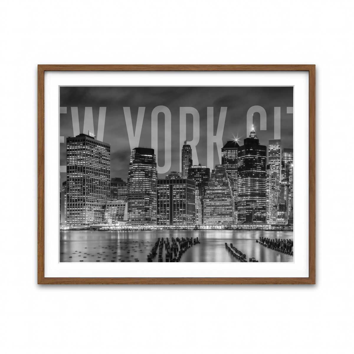 Framed Print 4x3 Walnut