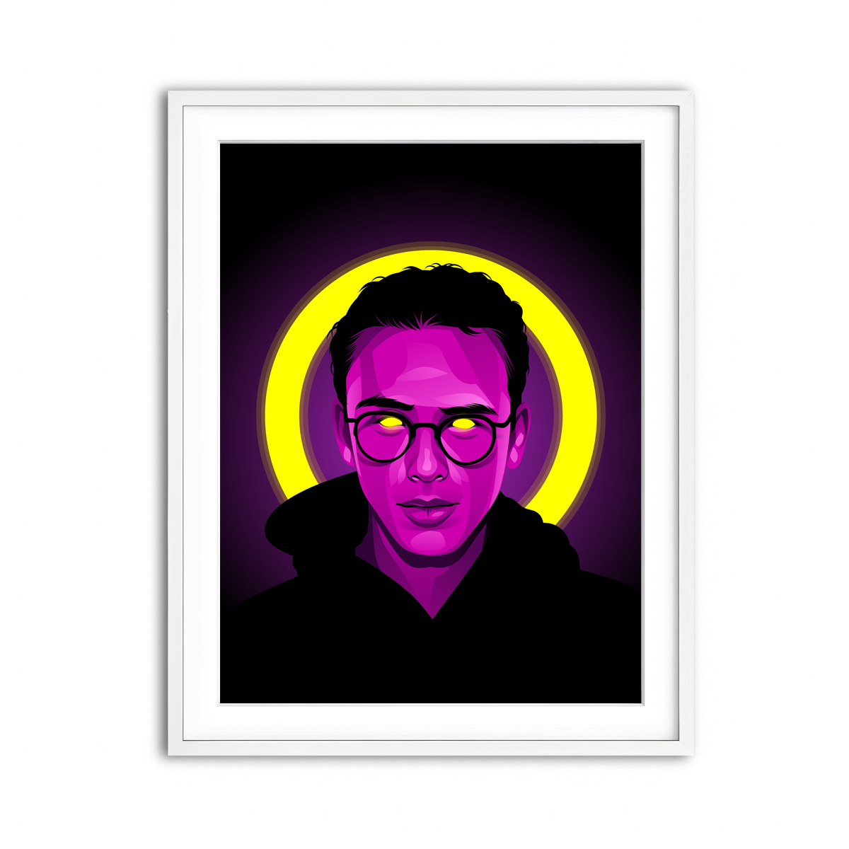 Framed Print 3x4 White