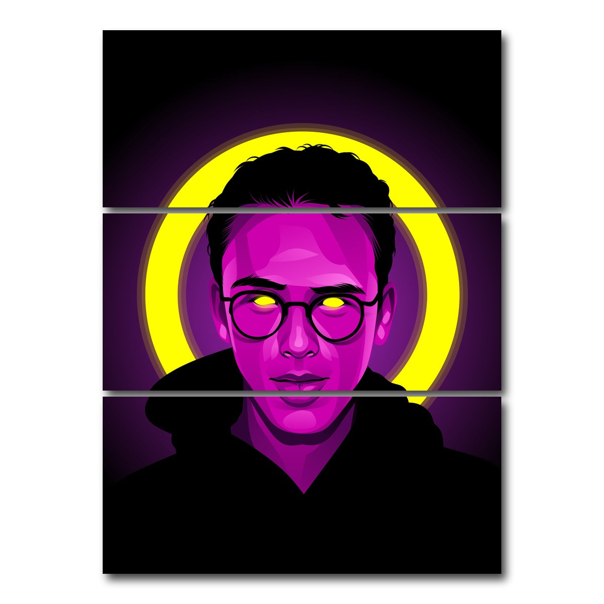 AUTO-MOCKUP WHITE | NF | 3 Piece | Gallery Wrap Canvas | group=8x18_stacked