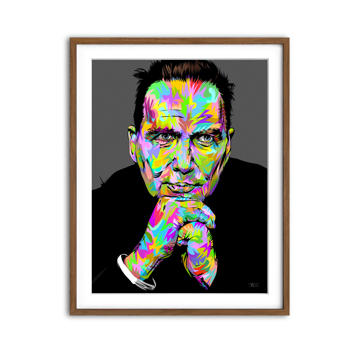 Framed Print 3x4 Walnut