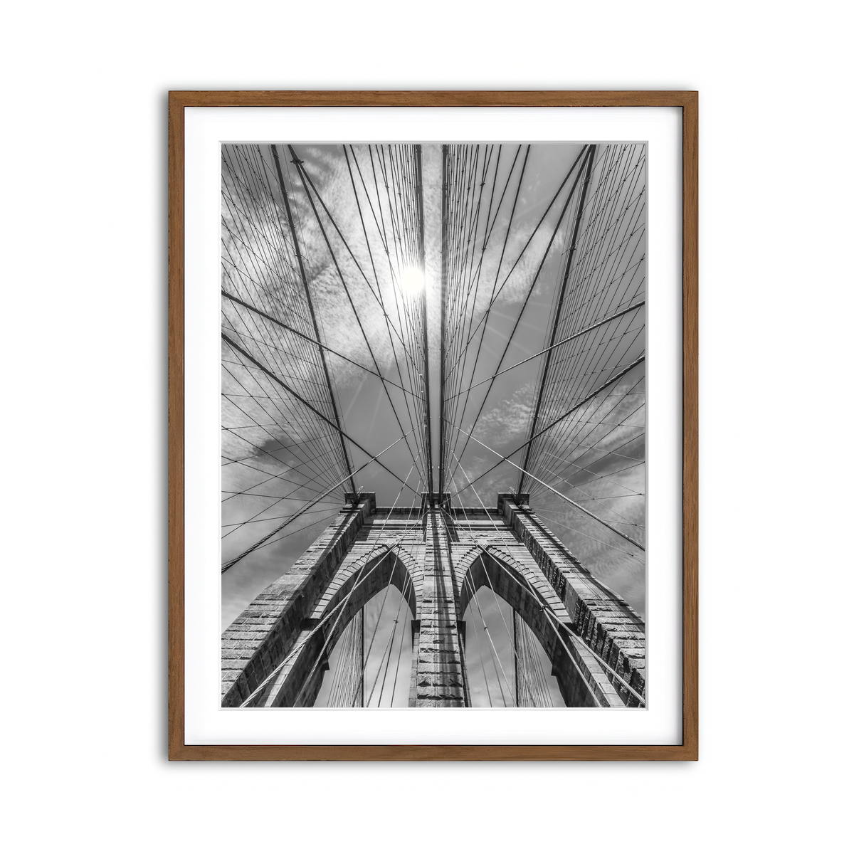 Framed Print 3x4 Walnut