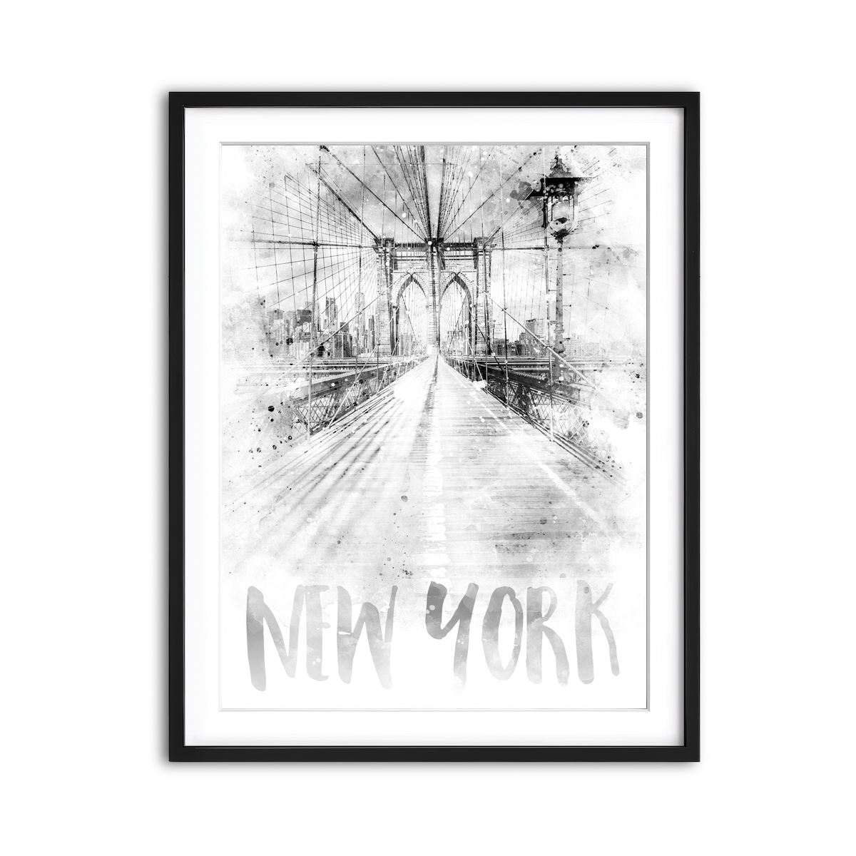 Framed Print 3x4 Black