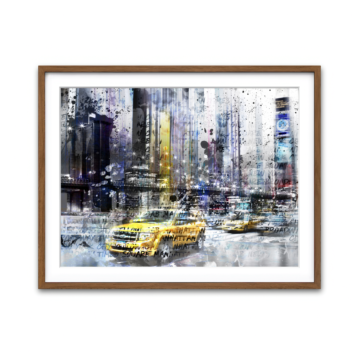 Framed Print 4x3 Walnut