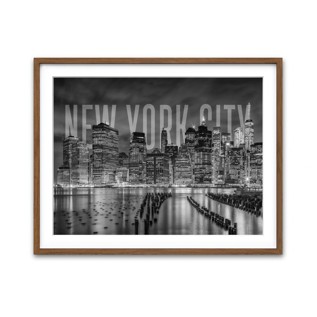 Framed Print 4x3 Walnut