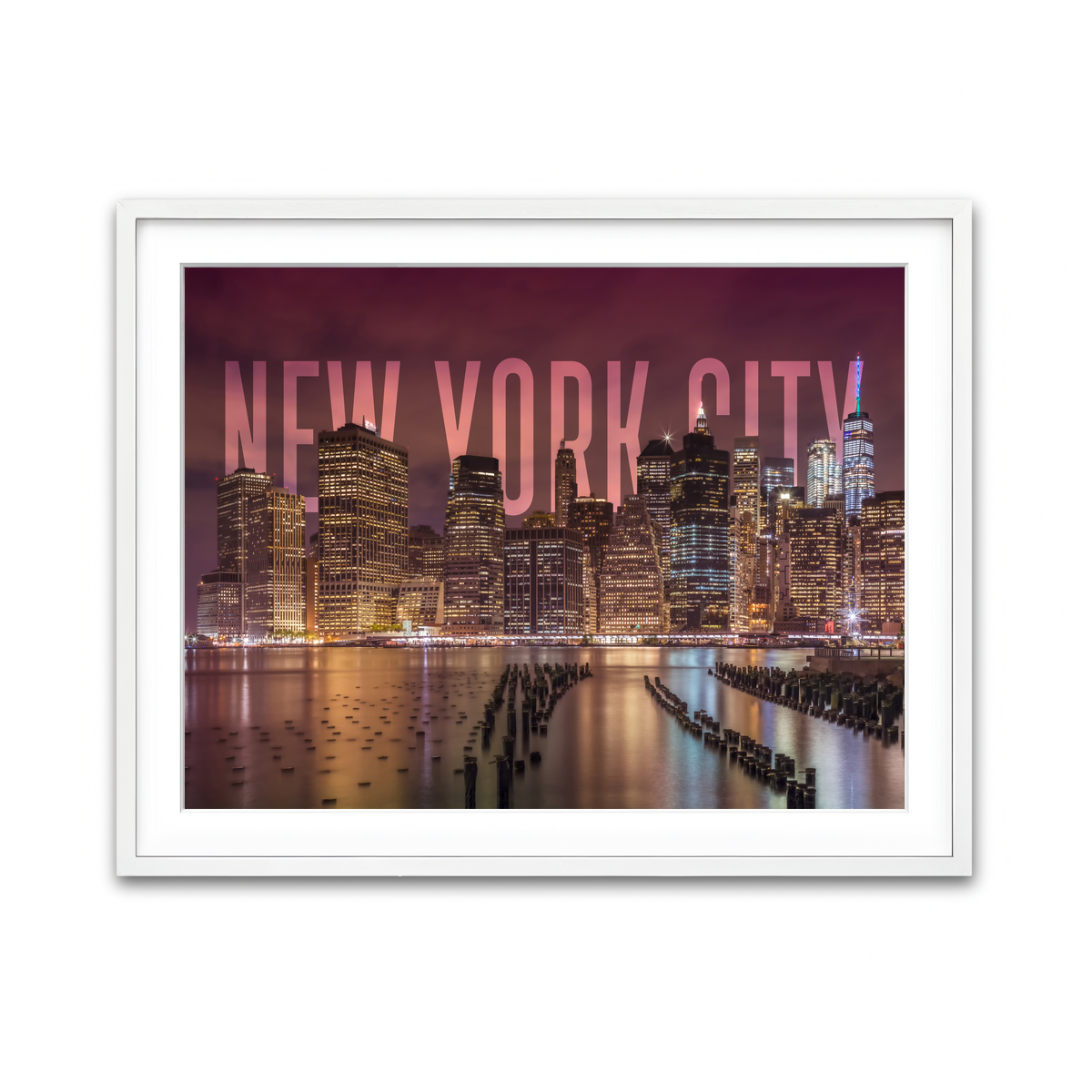 Framed Print 4x3 White