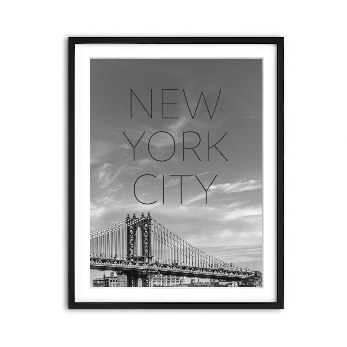 Framed Print 3x4 Black