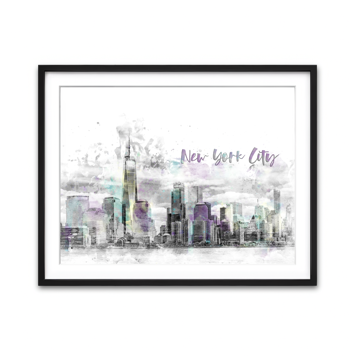 Framed Print 4x3 Black