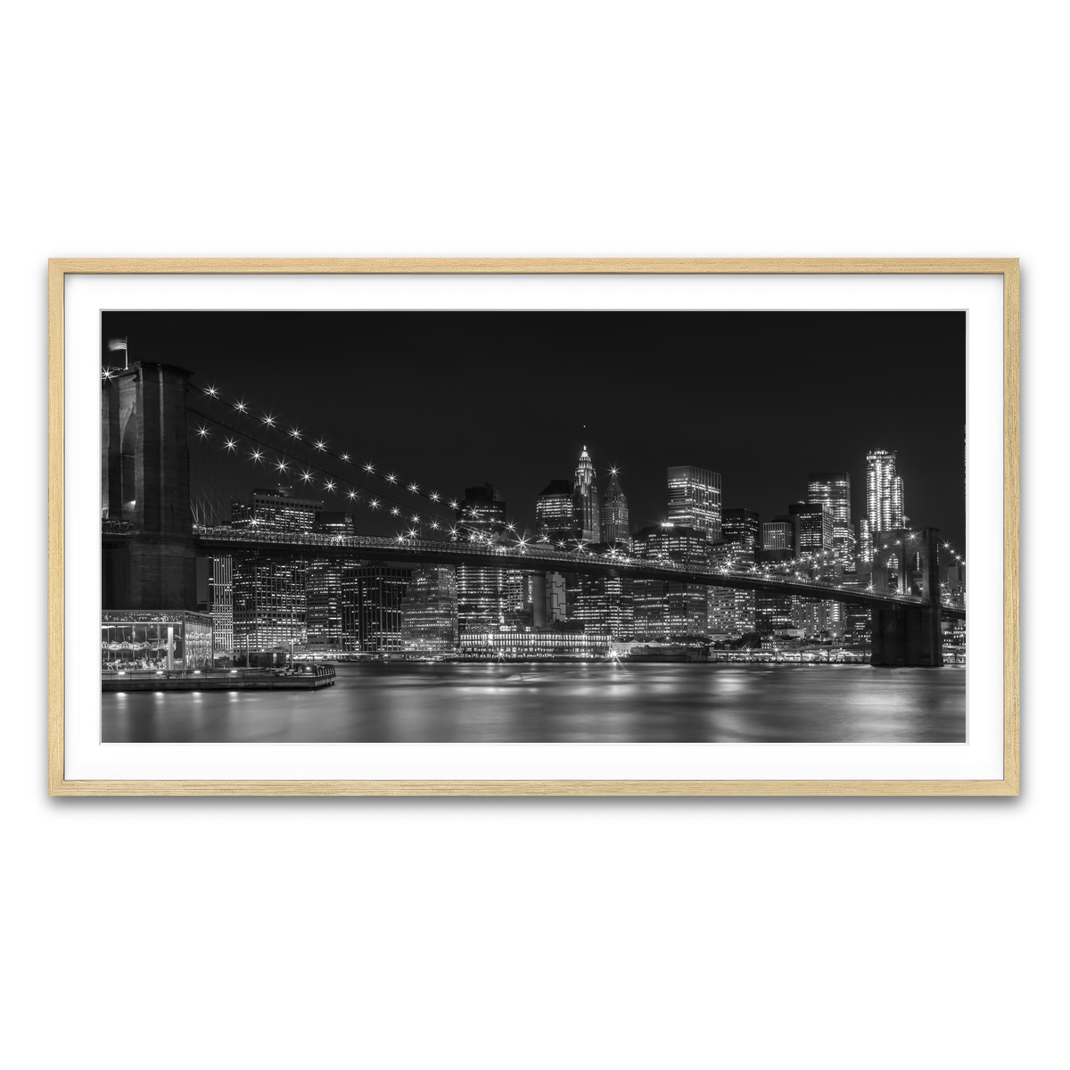 Framed Print 2x1 Natural