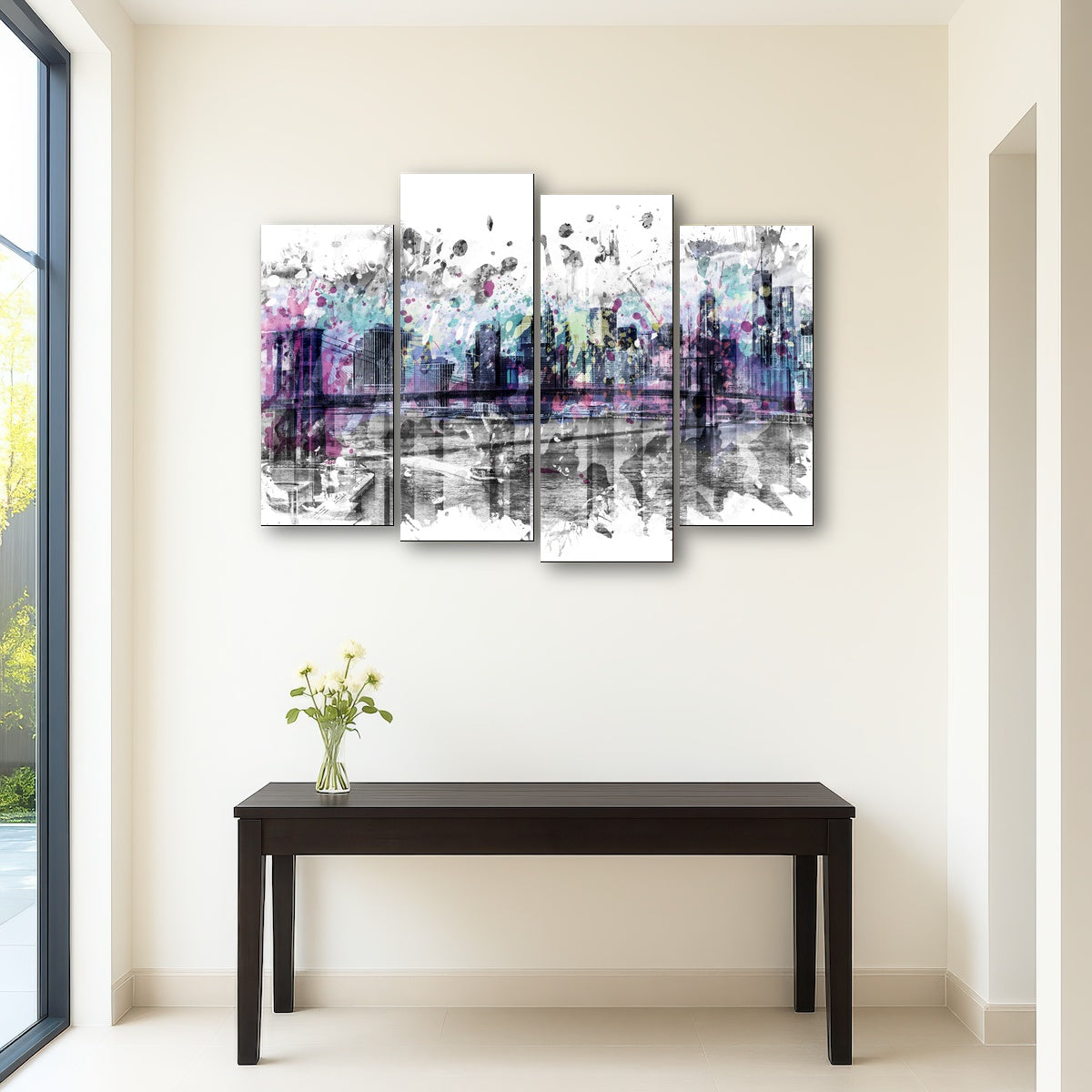 AUTO-MOCKUP ROOM | NYC Skyline Splashes