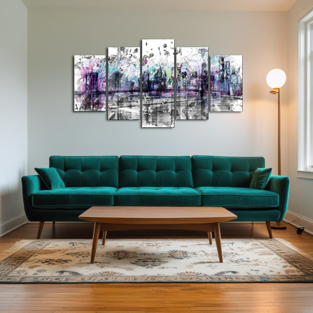 AUTO-MOCKUP ROOM | NYC Skyline Splashes