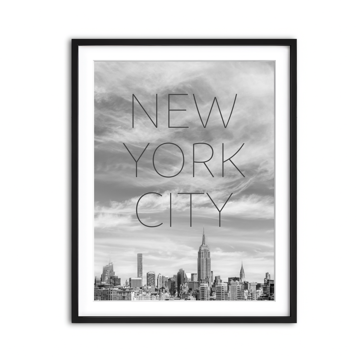 Framed Print 3x4 Black