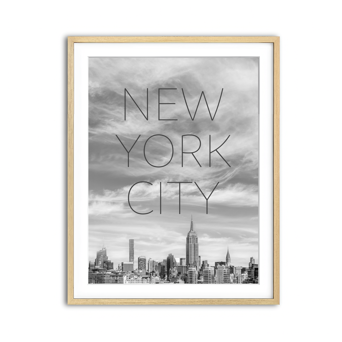 Framed Print 3x4 Natural