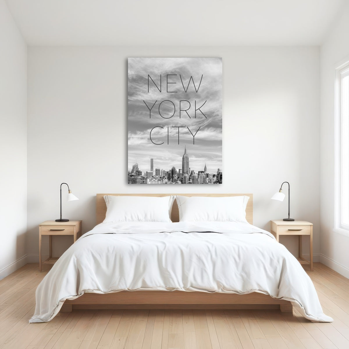 AUTO-MOCKUP ROOM | NYC Text & Skyline