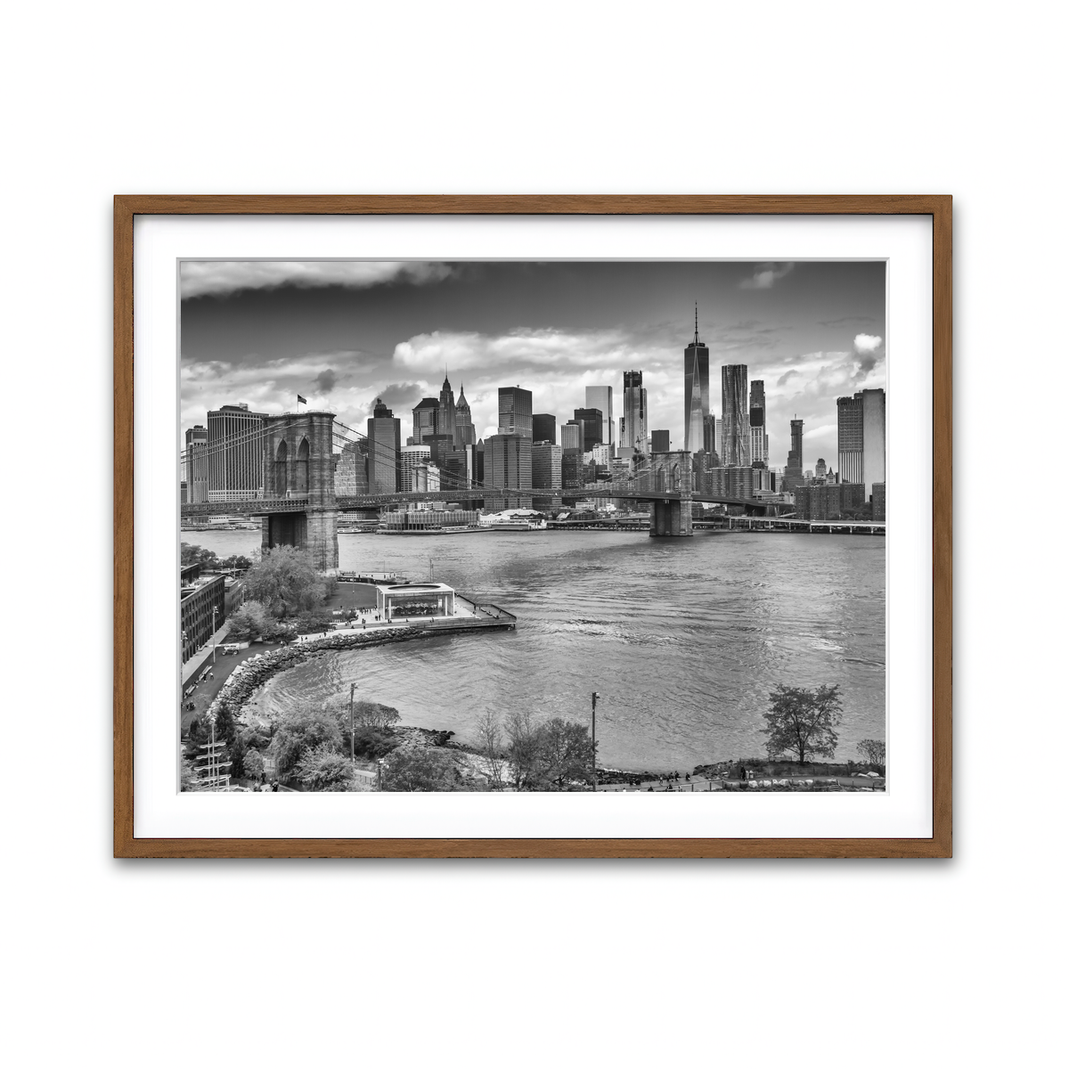 Framed Print 4x3 Walnut