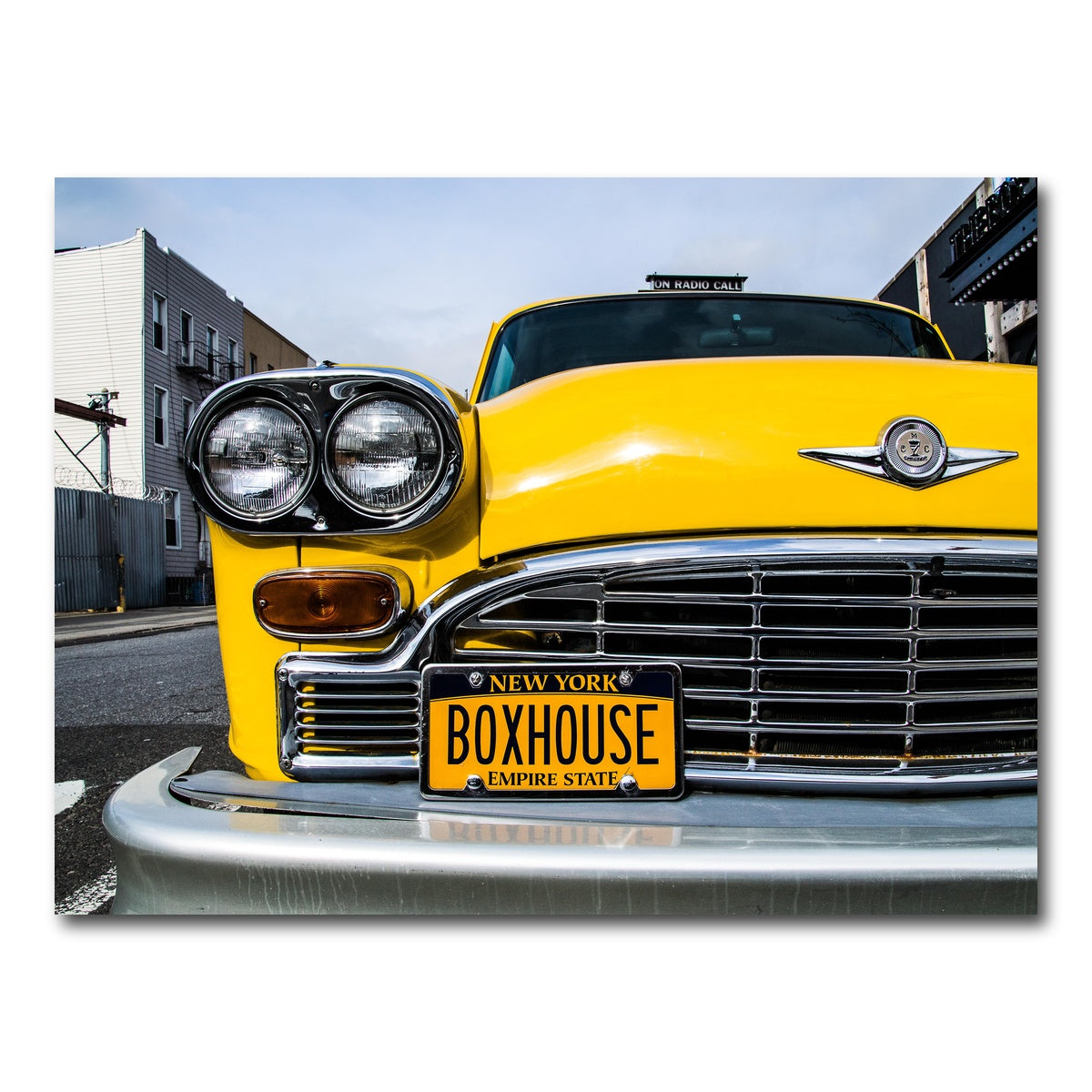 AUTO-MOCKUP WHITE | NY Cab | 1 Piece | Gallery Wrap Canvas | group=4x3