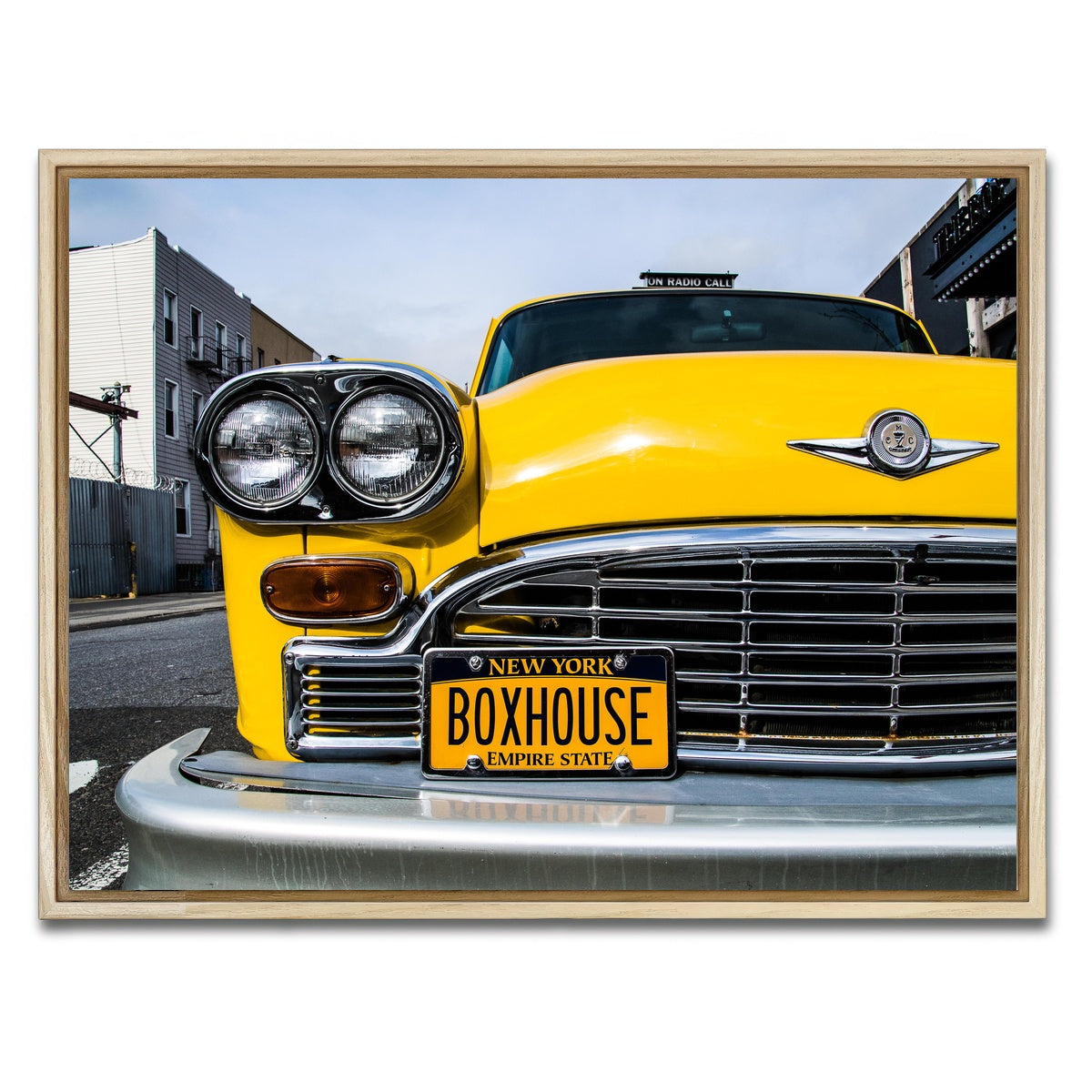 AUTO-MOCKUP WHITE | NY Cab | 1 Piece | Natural Framed Canvas | group=4x3