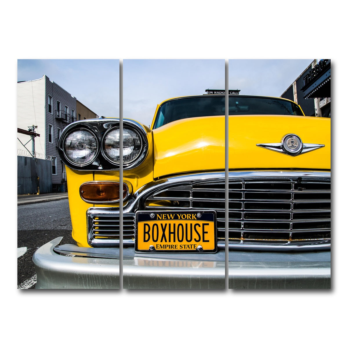 AUTO-MOCKUP WHITE | NY Cab | 3 Piece | Gallery Wrap Canvas | group=8x18