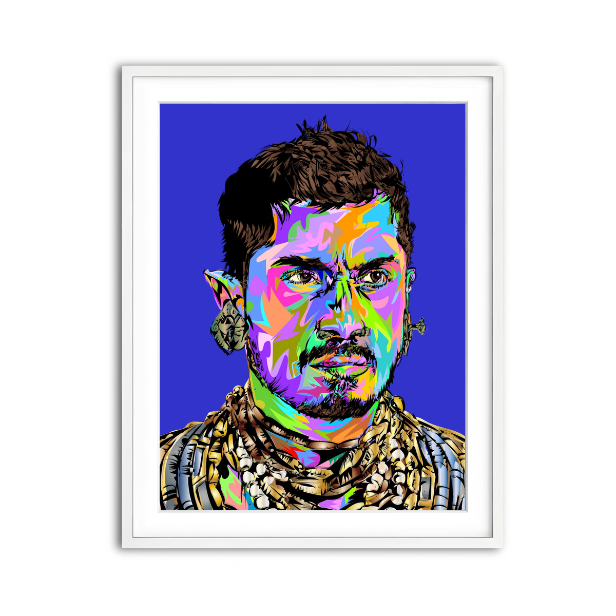 Framed Print 3x4 White