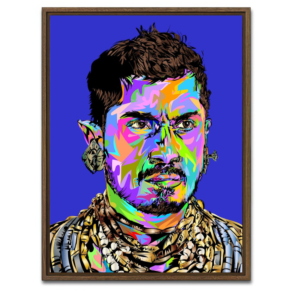 AUTO-MOCKUP WHITE | Namor | 1 Piece | Walnut Framed Canvas | group=3x4