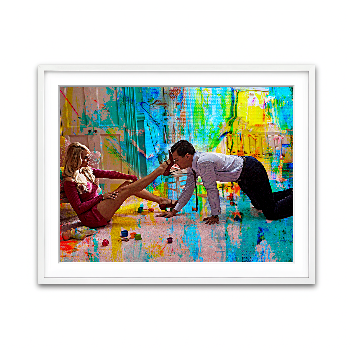 Framed Print 4x3 White