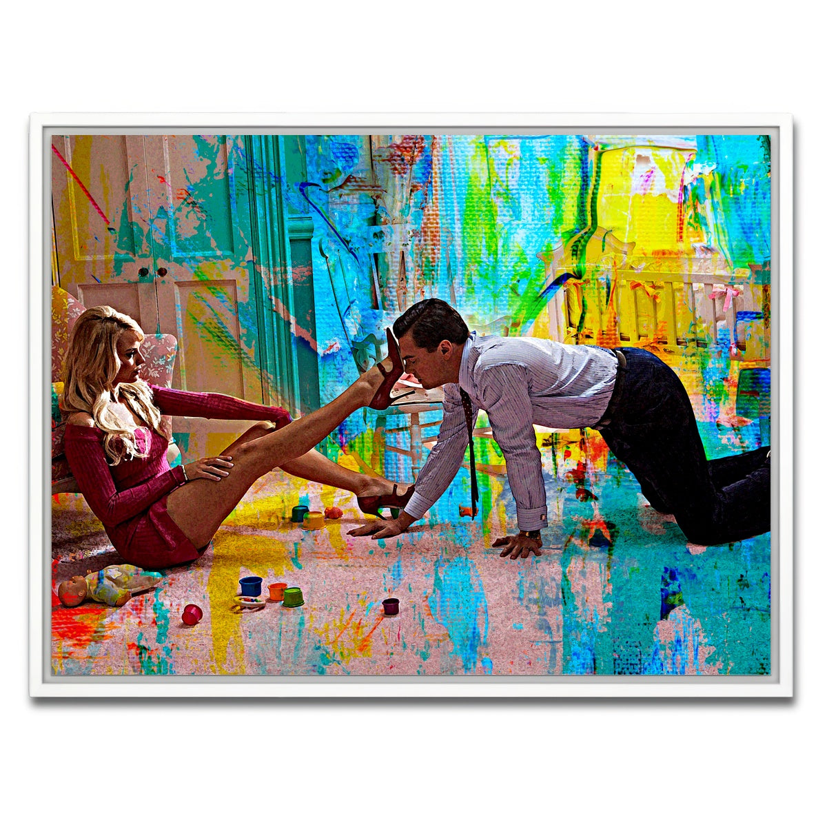 AUTO-MOCKUP WHITE | Naomi Says No | 1 Piece | White Framed Canvas | group=4x3