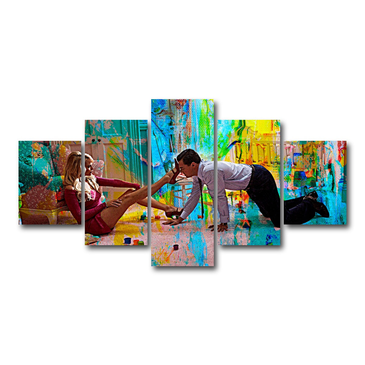 AUTO-MOCKUP WHITE | Naomi Says No | 5 Piece | Gallery Wrap Canvas | group=5_short