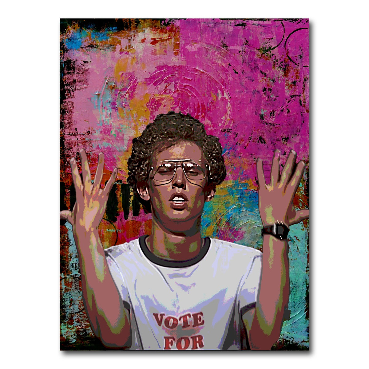 AUTO-MOCKUP WHITE | Napoleon Dynamite | 1 Piece | Gallery Wrap Canvas | group=3x4