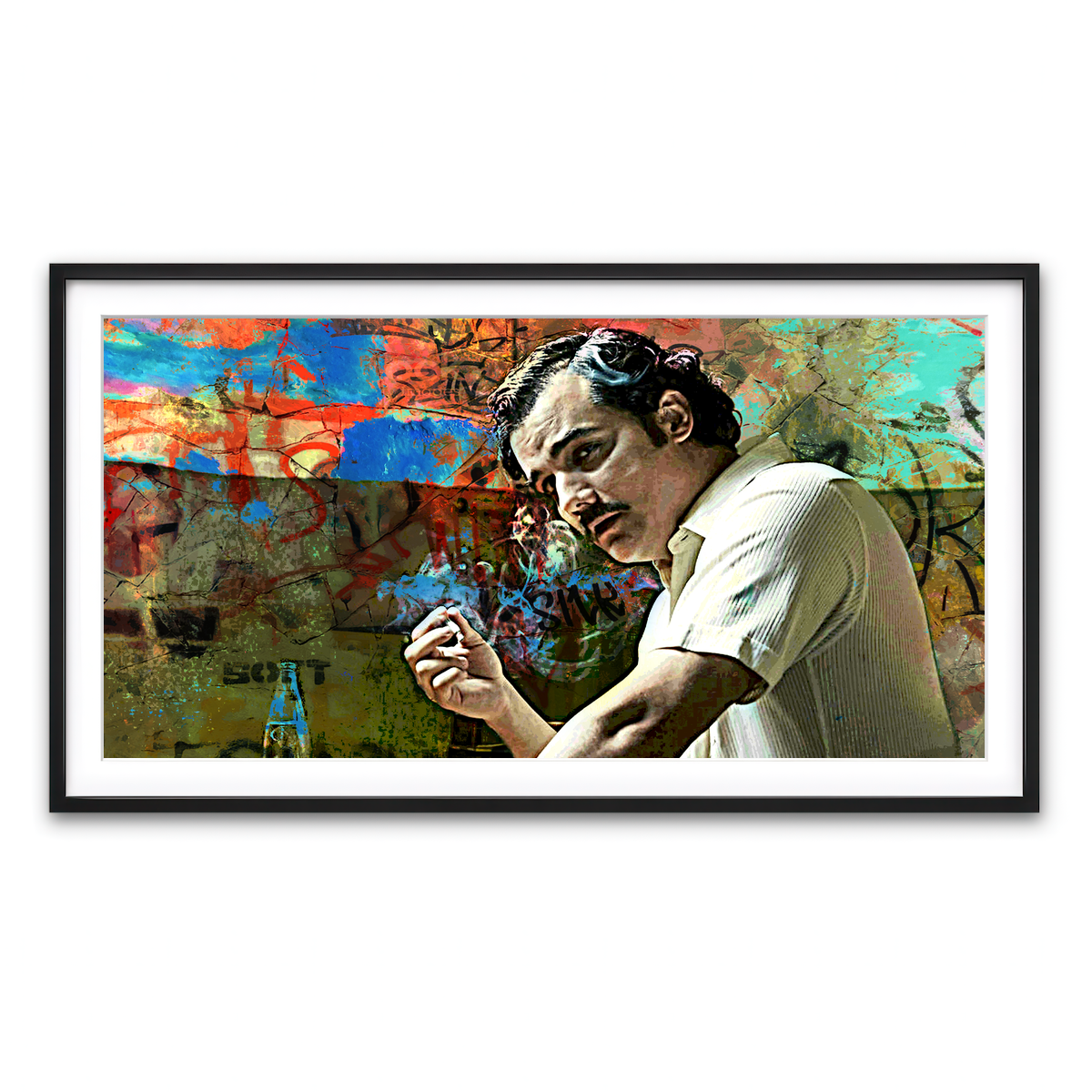 Framed Print 2x1 Black