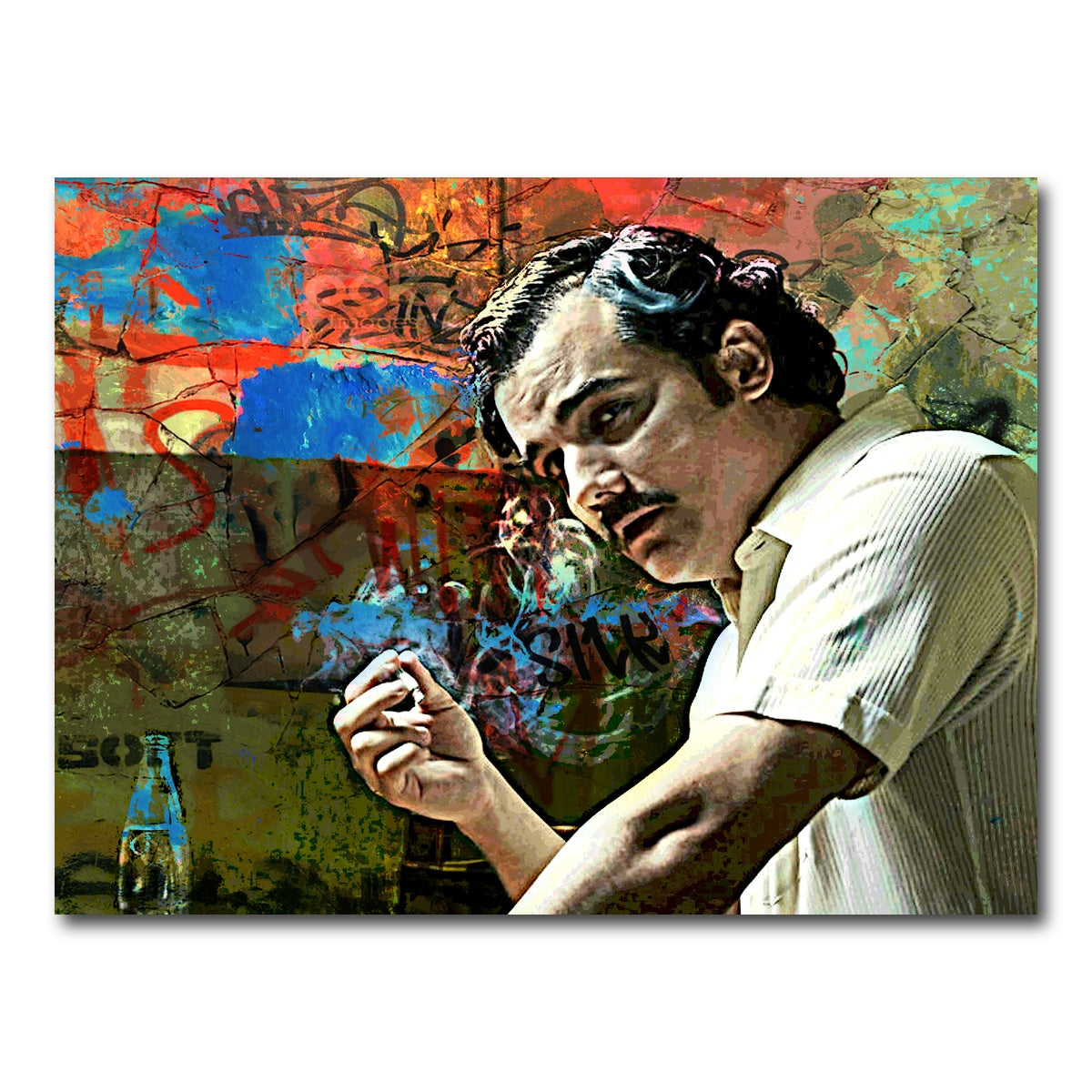 AUTO-MOCKUP WHITE | Narcos Escobar | 1 Piece | Gallery Wrap Canvas | group=4x3