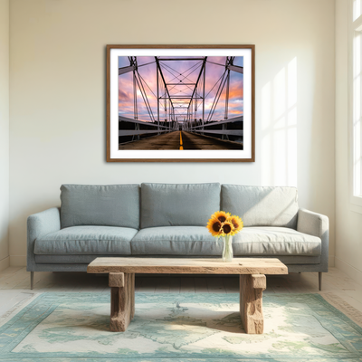 AUTO-MOCKUP ROOM | Narrow Crossing Wall Art