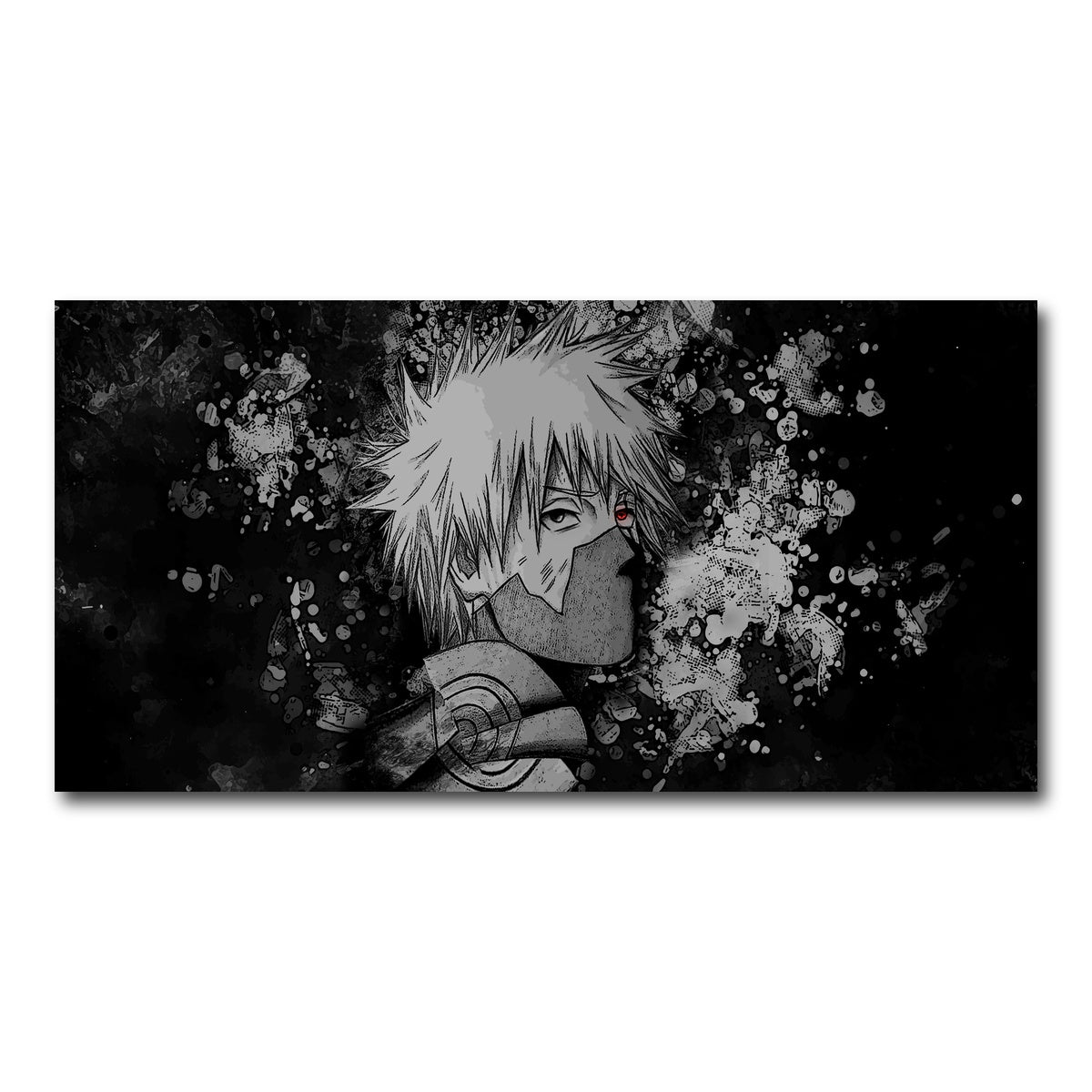 AUTO-MOCKUP WHITE | Naruto Kakashi | 1 Piece | Gallery Wrap Canvas | group=2x1
