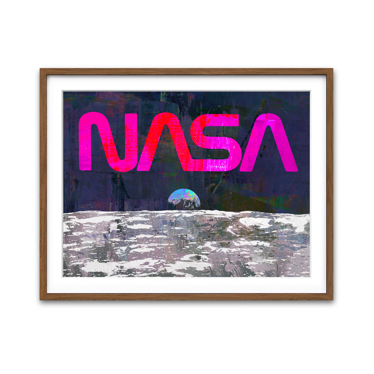 Framed Print 4x3 Walnut