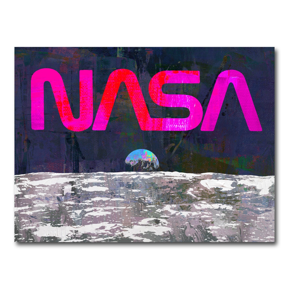 AUTO-MOCKUP WHITE | Nasa Moon | 1 Piece | Gallery Wrap Canvas | group=4x3