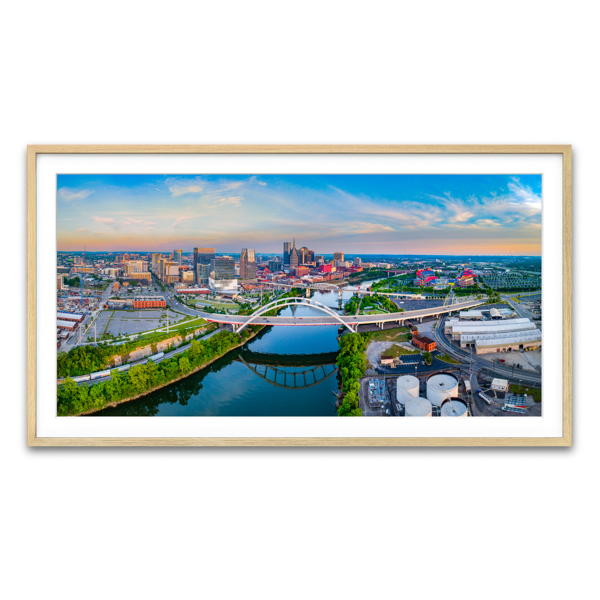 Framed Print 2x1 Natural