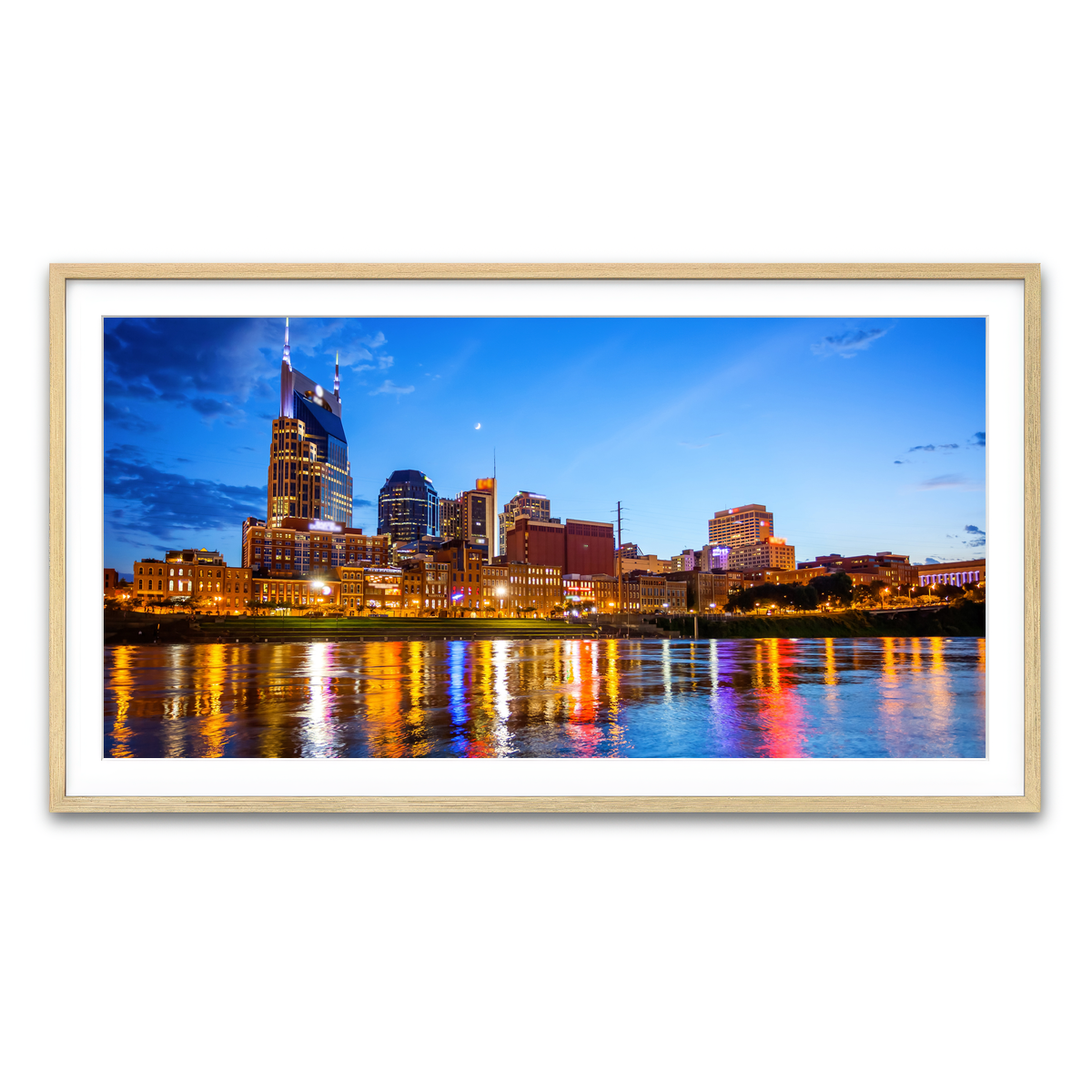 Framed Print 2x1 Natural