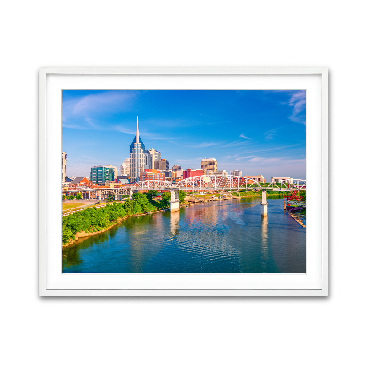 Framed Print 4x3 White