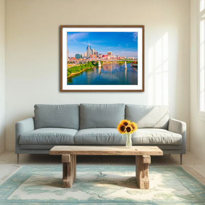 AUTO-MOCKUP ROOM | Nashville Tennessee Wall Art