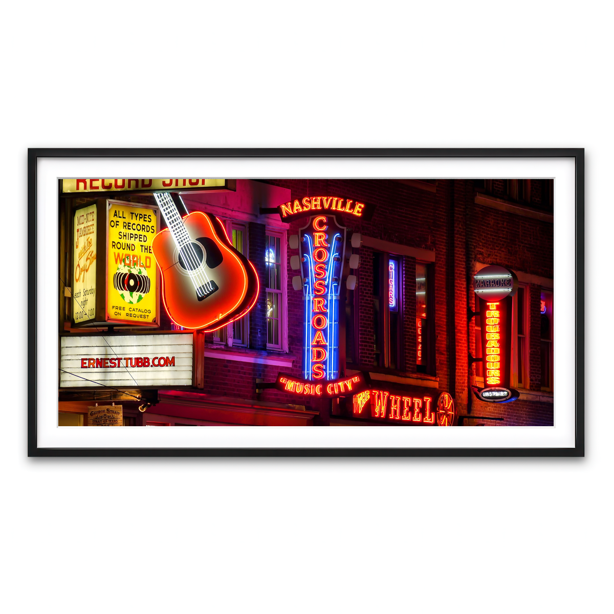 Framed Print 2x1 Black